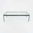 1970s Rectangular Coffee Table, Model TA.35.60.72 by Nicos Zographos for Zographos Designs in Patinated Bronze For Sale