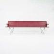 2000s Aero benches by Lievore Altherr Molina for Sellex   Davis in Aluminum and Red Vinyl Sale