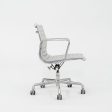 2010s Herman Miller Eames Aluminum Group Management Desk Chair in Grey Leather For Discount