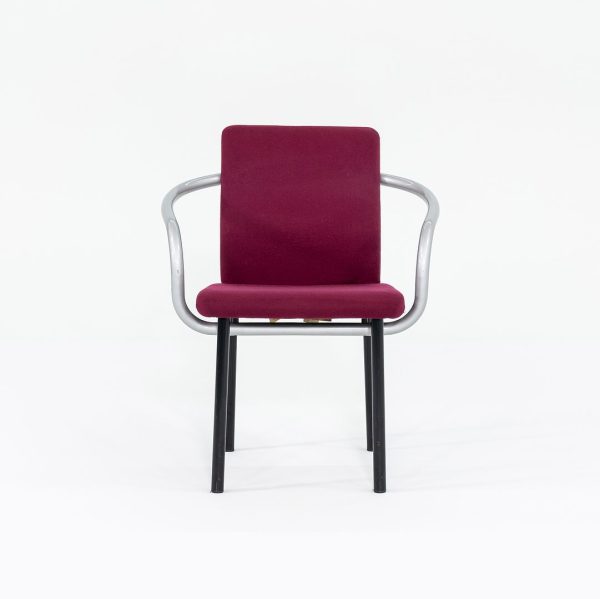 1995 Mandarin Chair by Ettore Sottsass for Knoll Steel, Foam, Padding, Wood, Plastic Hot on Sale