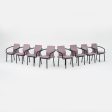 1993 Mandarin Chair by Ettore Sottsass for Knoll in Steel and Fabric 8x Available For Sale