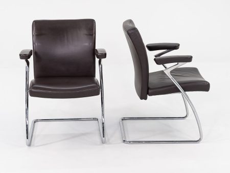 2003 Art Collection Arm Chair by Walter Knoll in Leather 10x Available For Cheap