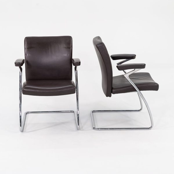 2003 Art Collection Arm Chair by Walter Knoll in Leather 10x Available For Cheap