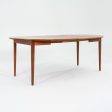 1970s Danish Extension Dining Table in Teak Attributed to Ib Kofod Larsen 42-84 inches For Sale