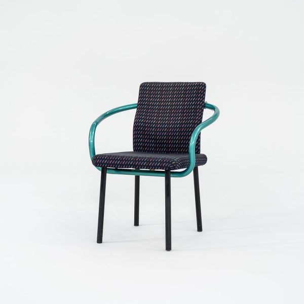 1990s Mandarin Chair by Ettore Sottsass for Knoll with Fabric Upholstery 2x Available For Cheap