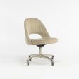 1974 Eero Saarinen for Knoll Rolling Executive Office Chairs Original Tan Fabric Sale