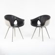 2013 Ginger Ale Chair by Roberto Lazzeroni for Poltrona Frau in Black Leather 1x Available Online Sale