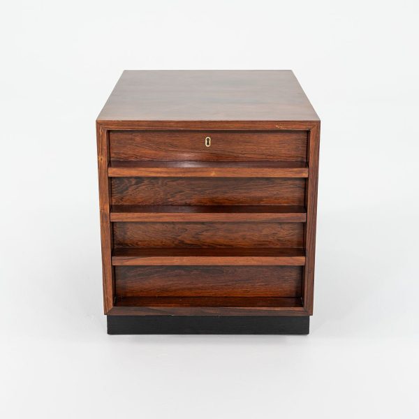 1960s Bodil Kjaer Office Storage Pedestal Cabinet by CI Designs in Rosewood Online Hot Sale