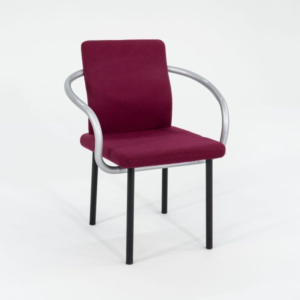 1995 Mandarin Chair by Ettore Sottsass for Knoll Steel, Foam, Padding, Wood, Plastic Hot on Sale