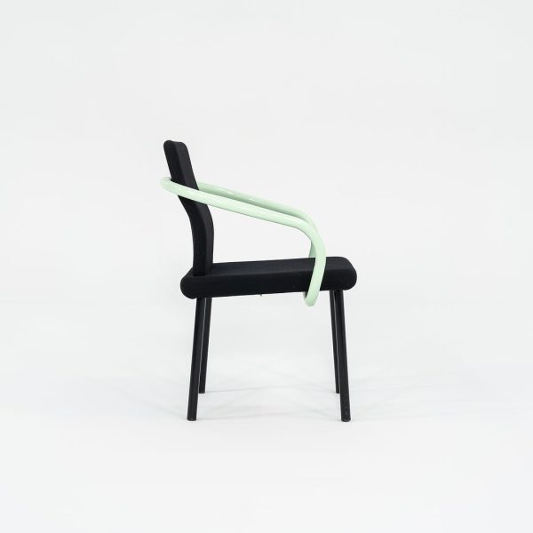 1990s Mandarin Chair by Ettore Sottsass for Knoll with Fabric Upholstery 3x Available Online Hot Sale