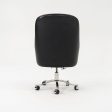 1990s Alpha Bucket Executive Chair by Nicos Zographos for Zographos Designs in Black Leather Sale