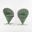 1960s Pair of Verner Panton Cone Chairs Made in Denmark for Plus-Linje Vitra Sale