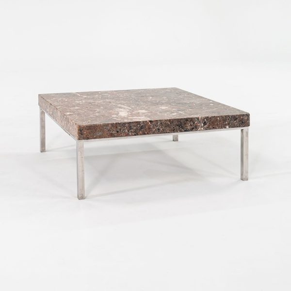 1965 Emperador Marble Coffee Table by Davis Allen and Gordon Bunshaft for SOM Design on Sale