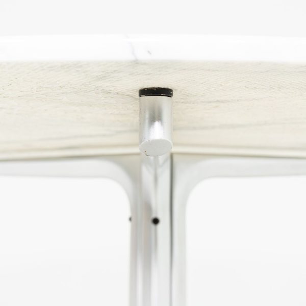 1968 T105 Dining Table by Preben Fabricius and Jorgen Kastholm for Kill International in White Marble and Aluminum Online Hot Sale