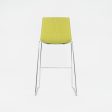 2010s Lievore Altherr Molina for Arper Catifa 46 Upholstered Bar Stool in Green Fabric 3x Available Supply