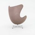 1964 Egg Lounge Chair and Ottoman, Model 3316 by Arne Jacobsen for Fritz Hansen in Fabric Discount