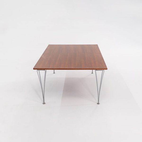 1960s Piet Hein   Bruno Mathsson   Arne Jacobsen for Fritz Hansen Rectangular Coffee Table with Teak Top and Chromed Steel Legs Online