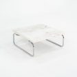 1970s Michael McCarthy for Cassina Tubular Steel Coffee Table in Marble 32 inch Online Sale