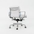 2010s Herman Miller Eames Soft Pad Management Desk Chair in Light Grey Leather 3x Available Online Hot Sale