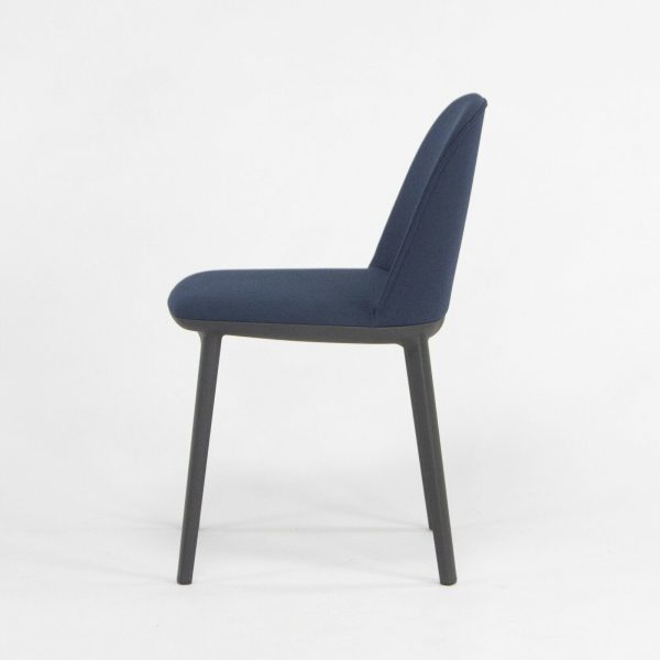 2018 Vitra Softshell Side Chair w  Dark Blue Fabric by Ronan & Erwan Bouroullec Sale