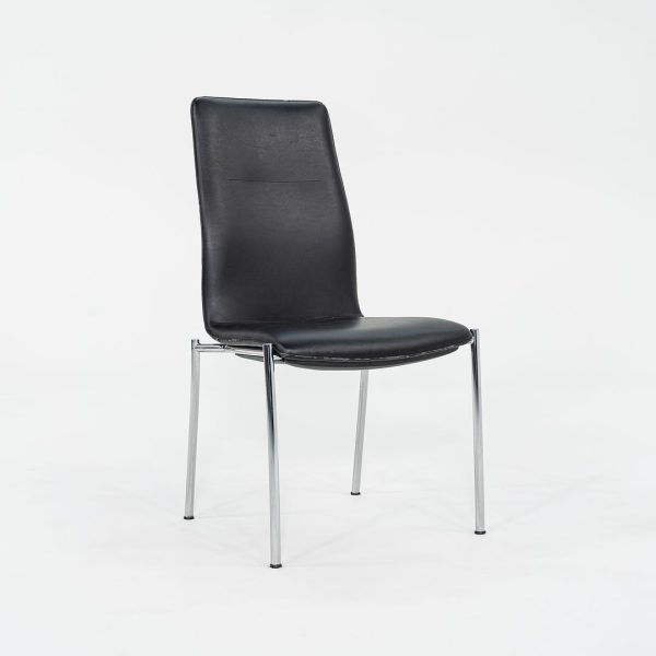 2011 Ona Plaza Side Chair by Jorge Pensi for Kusch and Co in Black Leather 45x Available Online Hot Sale