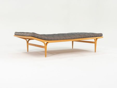 1960s Berlin 57 Daybed, Model T303 by Bruno Mathsson for Firma Karl Mathsson in Beech with Original Fabric For Cheap