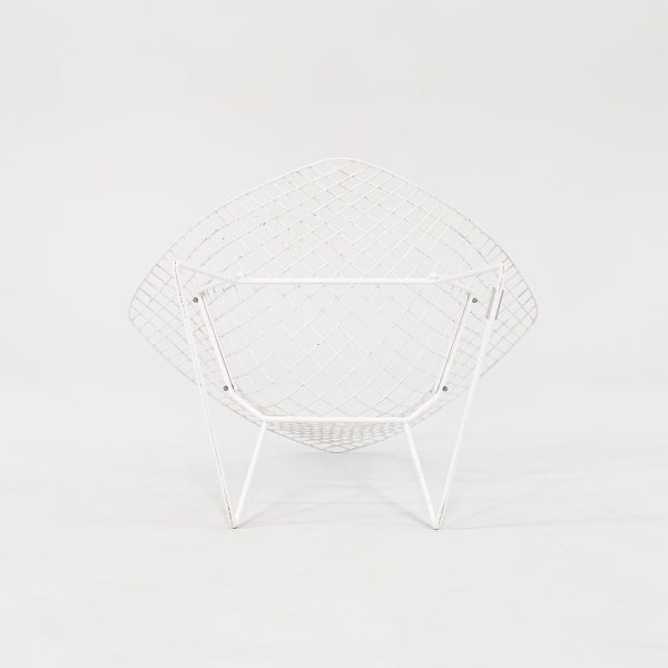 1980s Bertoia Diamond Chair, Model 421 by Harry Bertoia for Knoll Steel, Powdercoat, Plastic Sale