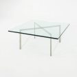 1960s Barcelona Coffee Table by Mies van der Rohe for Knoll & Treitel Gratz in Stainless and Glass 2x Available For Cheap