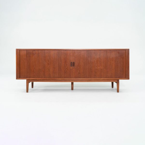 1960S Model-37 Tambour-Door Teak Credenza Cabinet By Arne Vodder For Sibast Mobler Teak Hot on Sale