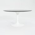 2010s Eero Saarinen for Knoll Tulip Pedestal Dining Table with 54  Ebonized Wood Top For Discount