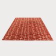 2011 Tai Ping and Edward Fields Aria I Nomad Collection Hand Tufted Wool Area Rug in Red 10 ft x 10 ft Hot on Sale