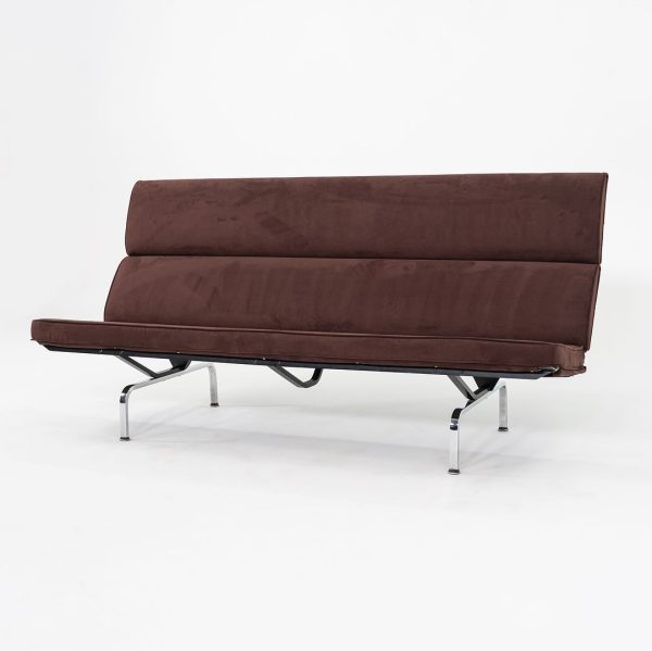 2006 Herman Miller Eames Sofa Compact with New Brown Fabric Upholstery Online now