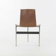 Katavolos Littel and Kelley T Chairs for Laverne International in Brown Leather Sale