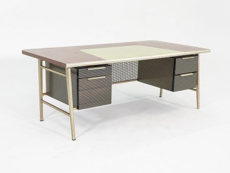 C. 1958 Gordon Bunshaft of SOM   Alcoa   GF Studios Italic Desk for General Fireproofing Co. For Cheap