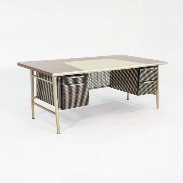 C. 1958 Gordon Bunshaft of SOM   Alcoa   GF Studios Italic Desk for General Fireproofing Co. For Cheap