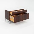 C. 1960s Florence Knoll Rosewood and Marble Credenza   Cabinet 37 inch Online