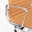 2010s Eames Aluminum Group Management Desk Chair by Ray and Charles Eames for Herman Miller in Tan Leather Supply