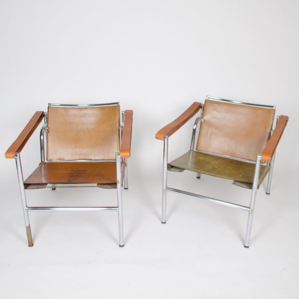 1950 s Authentic Le Corbusier Marked STENDIG LC1 Basculant Chairs Thonet Cassina Cheap