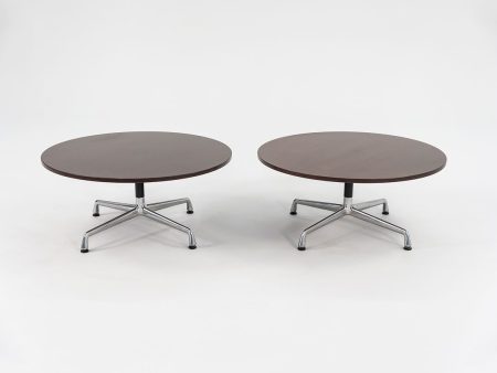 2012 Herman Miller Eames Aluminum Group 36 inch Coffee Table with Wood Top 2x Available Hot on Sale