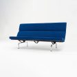 2006 S-473 Compact Sofa by Ray and Charles Eames for Herman Miller with New Blue Upholstery Online Sale