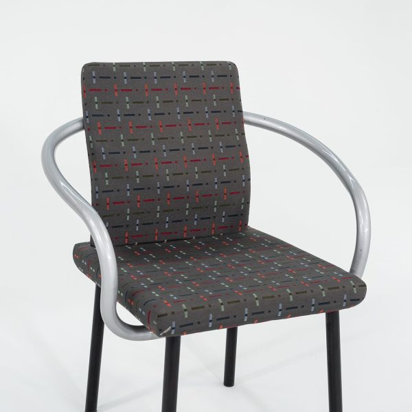 1990s Mandarin Chair by Ettore Sottsass for Knoll Steel, Foam, Padding, Wood, Plastic Online Sale