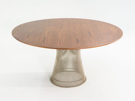 1960s Warren Platner for Knoll Dining Table with 54  Oak Top Model 3716T Online now