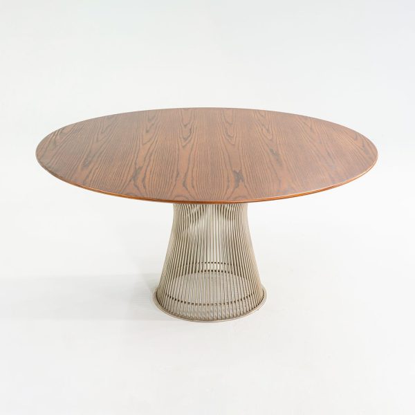 1960s Warren Platner for Knoll Dining Table with 54  Oak Top Model 3716T Online now