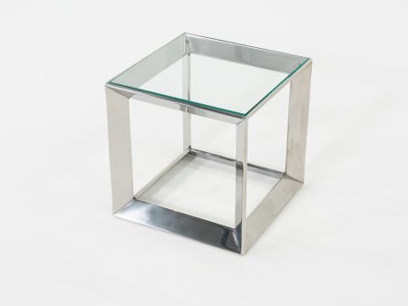 2010s David Rockwell for Gratz Industries Small Russian Doll End Table in Solid Stainless Steel on Sale