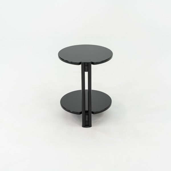 1980s Pace Collection Black Lacquered Occasional End Table on Casters Online