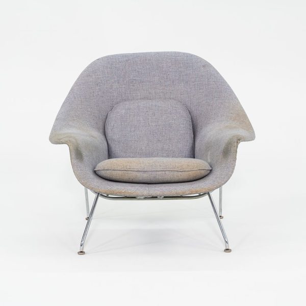 1960s Eero Saarinen for Knoll Womb Lounge Chair and Ottoman for Reupholstery, Model 70L Discount