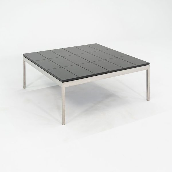 1974 Davis Allen and Gordon Bunshaft of SOM Coffee Table in Granite and Steel from Sears Tower 4x Available Online Sale