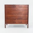 1960s Florence Knoll Walnut 5-Drawer Dresser with Marble Top, Model 326 2 Cheap