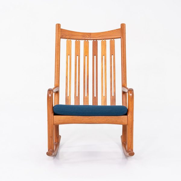 1970s Hans Olsen for Juul Kristensen Rocking Chair in Teak from Denmark For Cheap