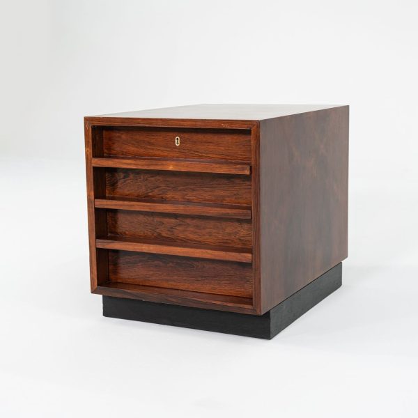 1960s Bodil Kjaer Office Storage Pedestal Cabinet by CI Designs in Rosewood Online Hot Sale